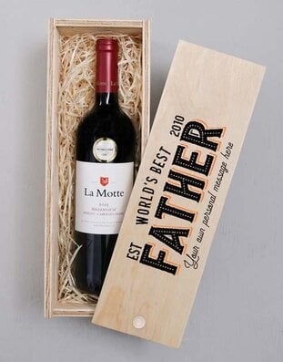 Personalised Worlds Best Father Wine In Crate
