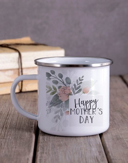 Personalised Happy Mother Camper Mug (Standard)