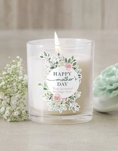 Personalised Mothers Day Candle