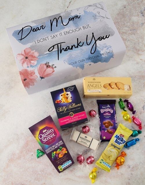 Personalised Thank You Mom Gourmet Box (Standard)