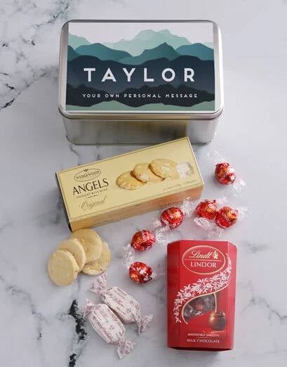 Personalised Hills And Hills Snack Tin