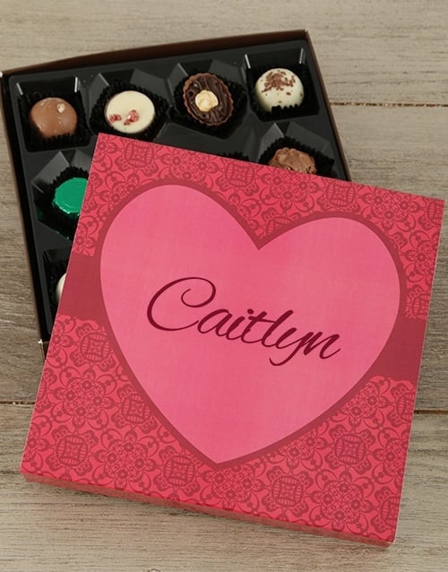 Personalised Sweet Love Choc Tray