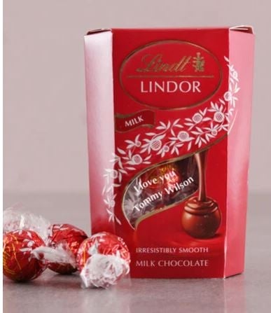 Personalised I Love You Lindt Box