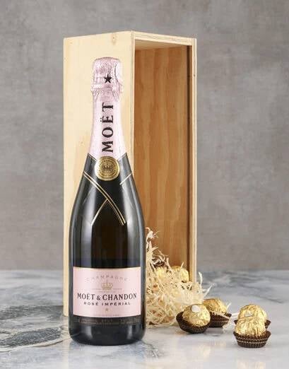 Magical Moet Rose Crate (standard)