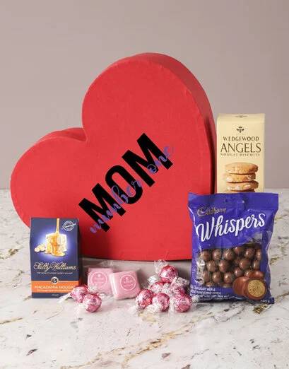 Sweet Treat Mothers Day Heart Hamper
