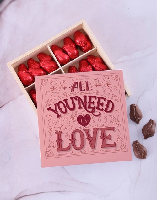 All You Need Is Love Choc Treasure Box (STANDARD)