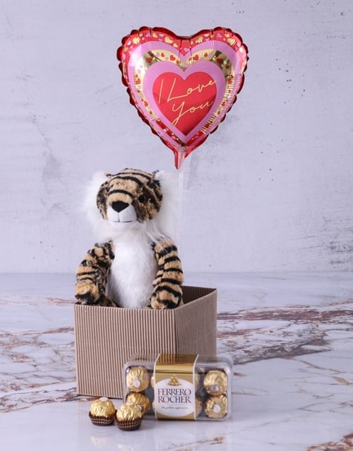 Tiger Balloon Chocolate Hamper