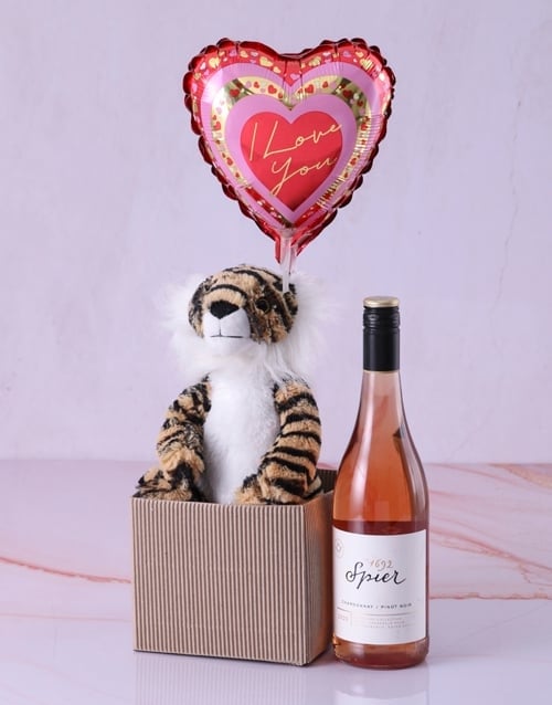 Tiger Balloon Hamper