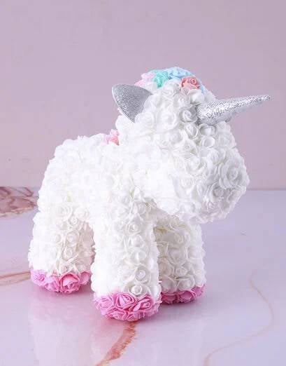 Rosy Unicorn Teddy
