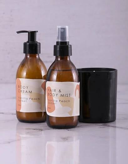 Luxurious Peach Pamper Hamper (Standard)