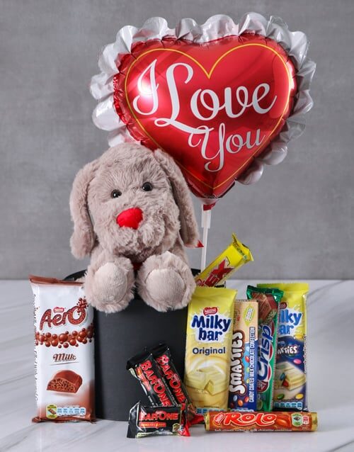 Puppy Loves Chocolate Hamper