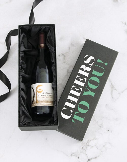 Cheers To You Wine Gift Box (PINOTAGE)