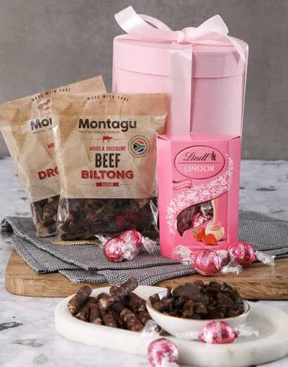 Pink Happiness Biltong Gift Hamper (STANDARD)