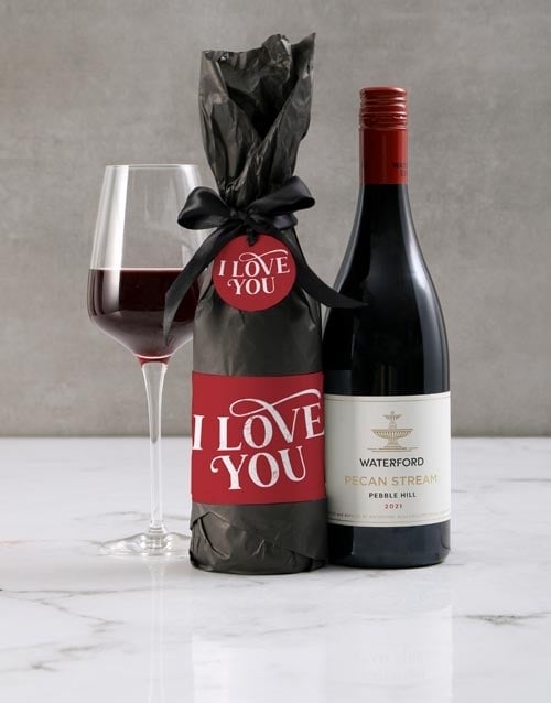 Waterford Pebble Hill Love You Wrapped Wine (STANDARD)