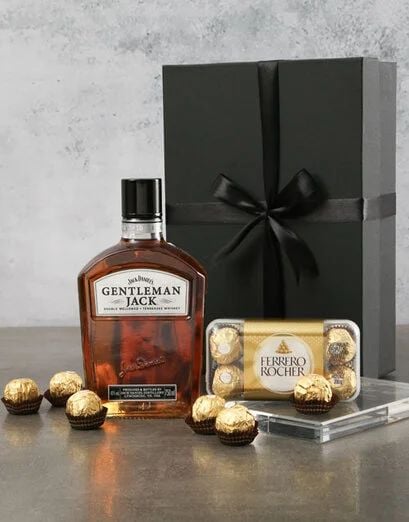 Gentleman Jack Whiskey In Black Box