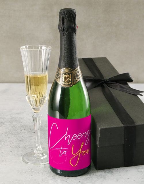 Classic Cheers To You Wine Gift Set (SPARKLING)