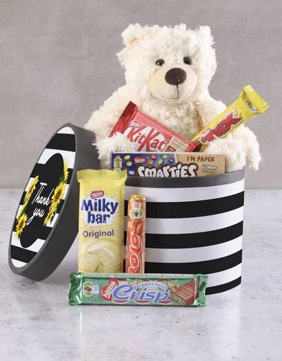 Thank You Cream Teddy Surprise