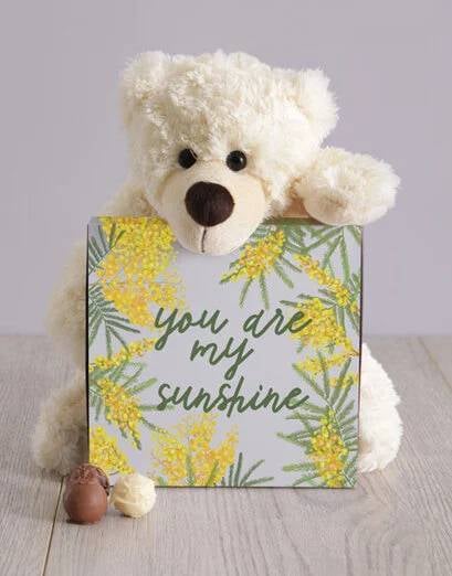 You Are My Sunshine Chocolate Teddy Box