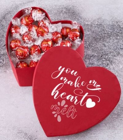 Melt My Heart Lindt Chocolate Gift Box