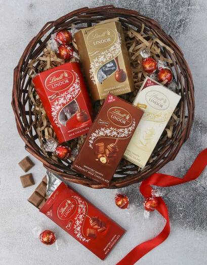 Lindt Chocolate Haven Basket