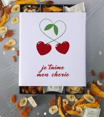 Je Taime Mon Cherie Nuts Keepsake Tray
