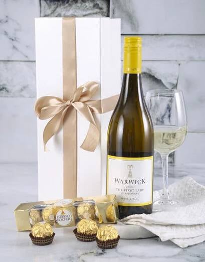 Warwick Chardonnay And Chocolate Gift