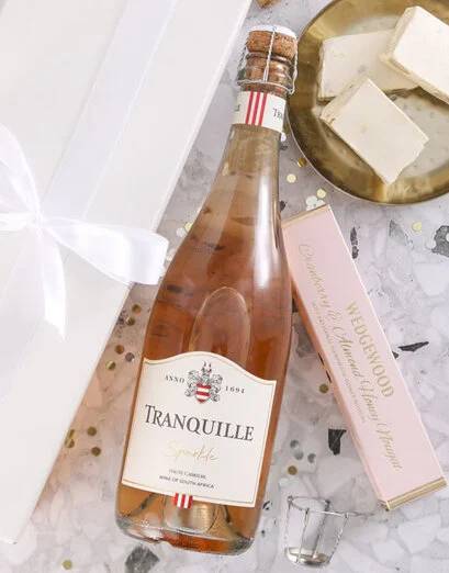 Wine And Cranberry Nougat Gift Box