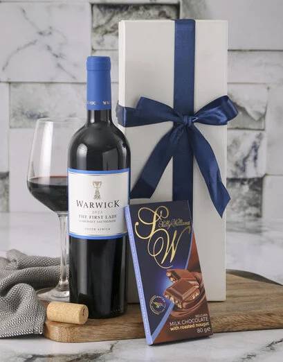 Warwick Vino And Nougat Gift Box