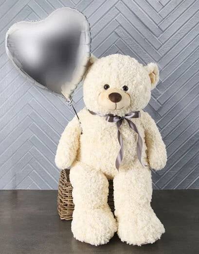 One Meter Teddy And Balloon Gift Set