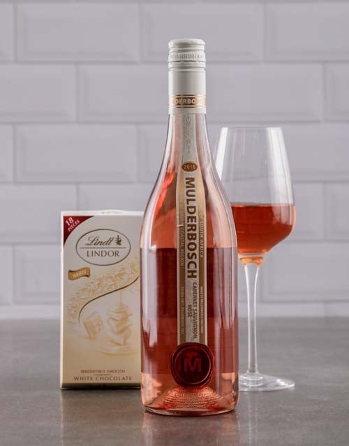 Mulderbosch Rose and Lindt White Chocolate (Standard)