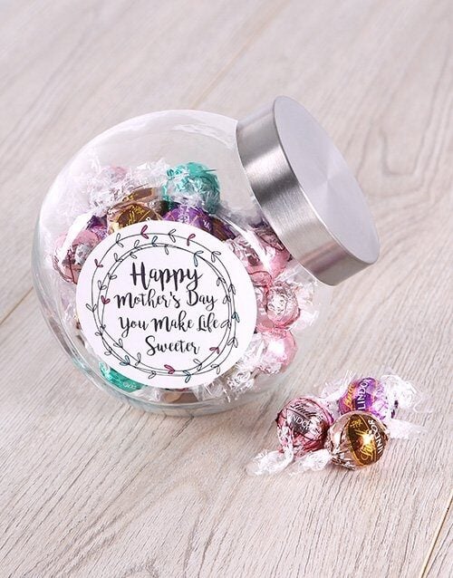 Mothers Day Lindt Balls Candy Jar (30 Lindt)