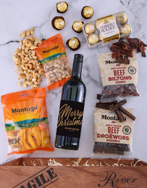 Golden Christmas Gourmet Crate