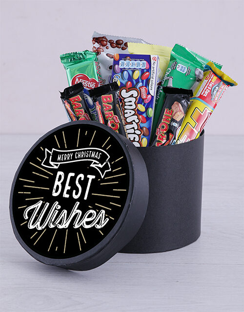 Best Wishes Chocolate Hat Box