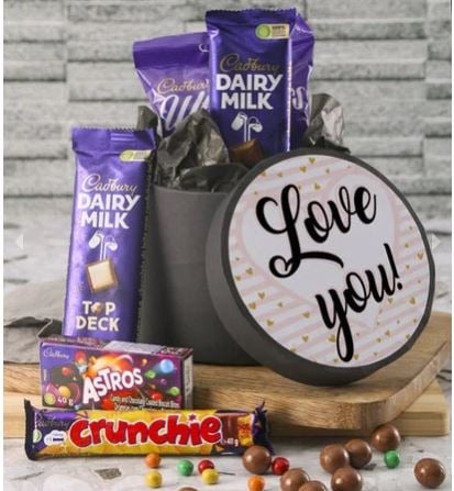 Love You Hat Box (Cadbury Choc)
