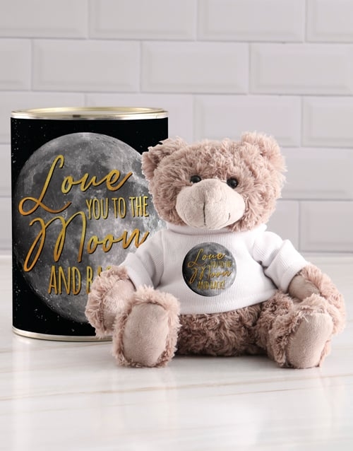 Moon Teddy In A Tin