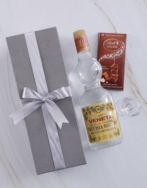 Silver Box Of Grappa Veneta