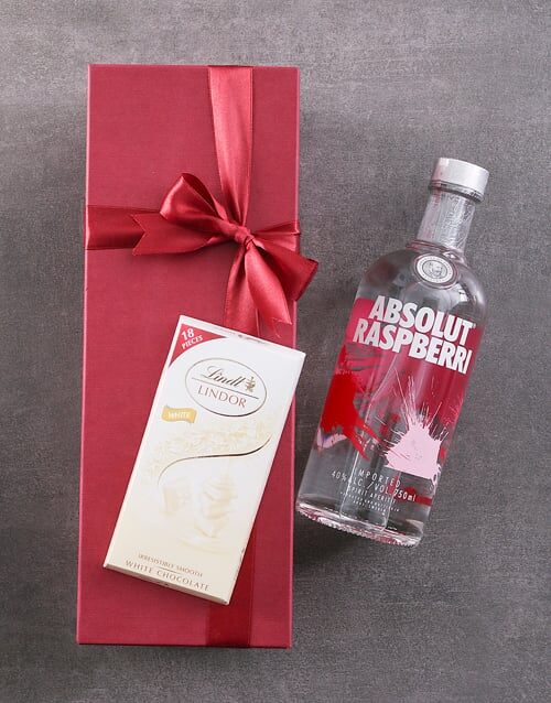 Red Box of Absolut Raspberry (Standard)