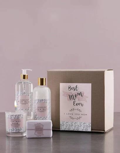 Best Mom Ever Protea Bath Kraft Gift Set