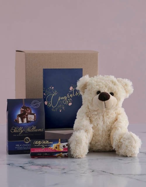 Congrats Teddy And Nougat Hamper