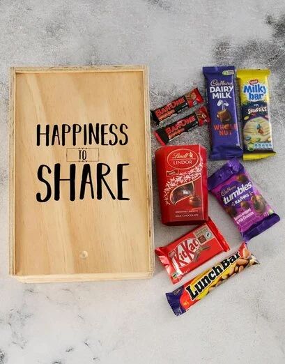 Happiness to Share Chocolate Crate