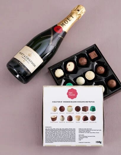 Moet and Truffle Box