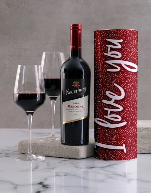 I Love You Wine Tube (Nederburg)