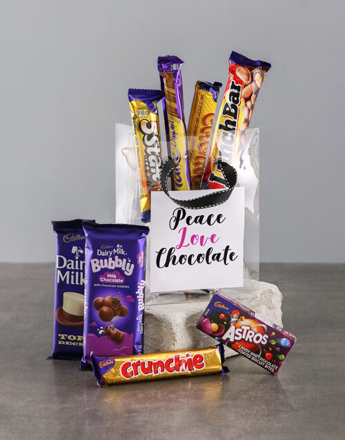 Peace And Love Choc Bag