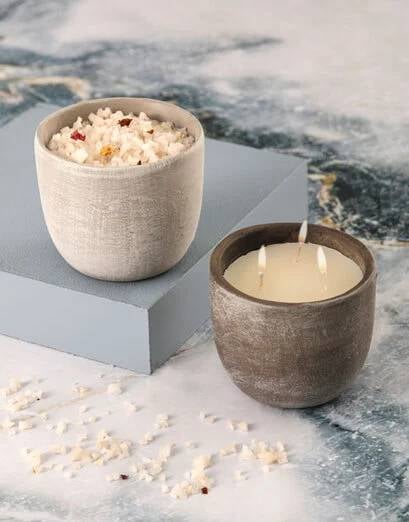 Rustic Vanilla Scented Candle Set (Standard)