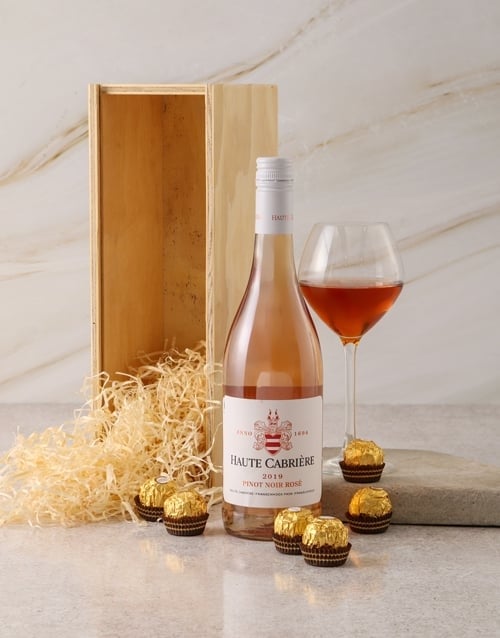 Haute Cabriere and Ferrero Rocher Gift Box (Single)