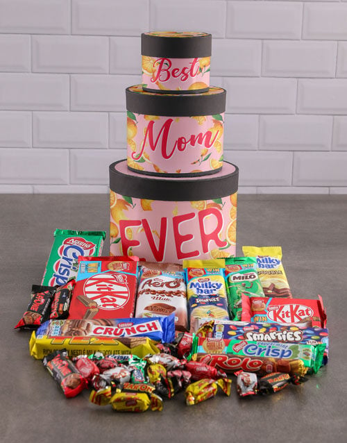 Best Mom Hat Box Tower (STANDARD)