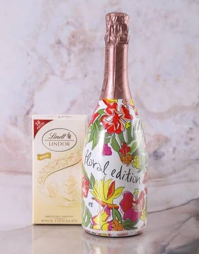 Valdo Floral Prosecco Gift Hamper (Standard)