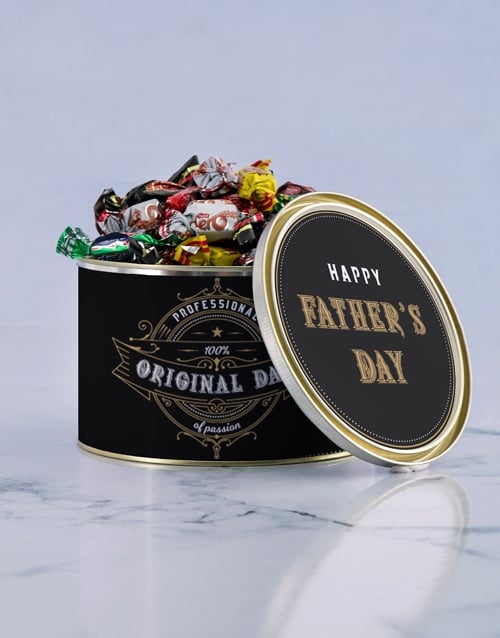 Personalised Duper Dad Chocs Passions Tin (STANDARD)
