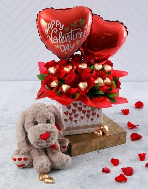 Rose And Plush Love Box