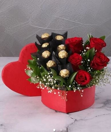 Heartfelt Roses Indulgence Arrangement